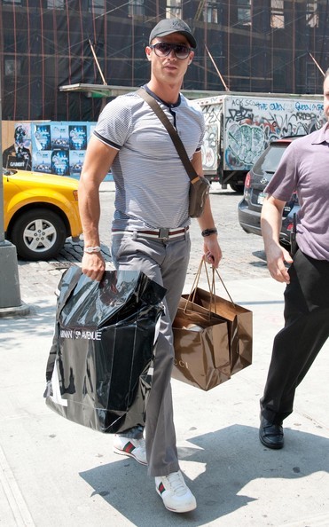 Christiano Ronaldo with man bag - Fashion Galleries - Telegraph
