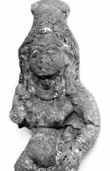 Terracota figurine of Mother Goddess dating to pre-Christian era found at Modur, Dharmapuri.