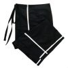 Black formal lungi with white border by Purushu Arie
